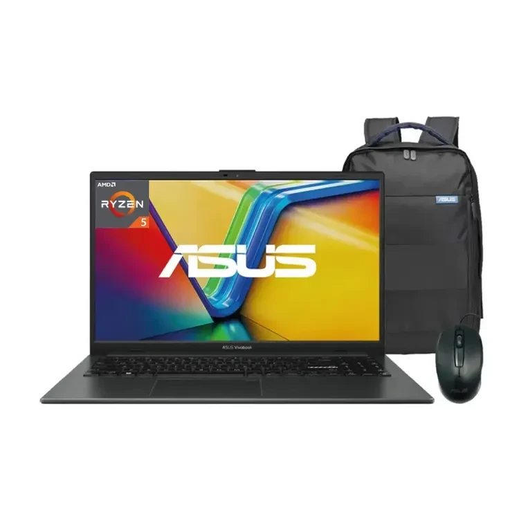 Computador Portátil ASUS Vivobook Go 15.6" Pulgadas E1504FA - AMD Ryzen 5 - RAM 8GB - Disco SSD 512 GB - Negro